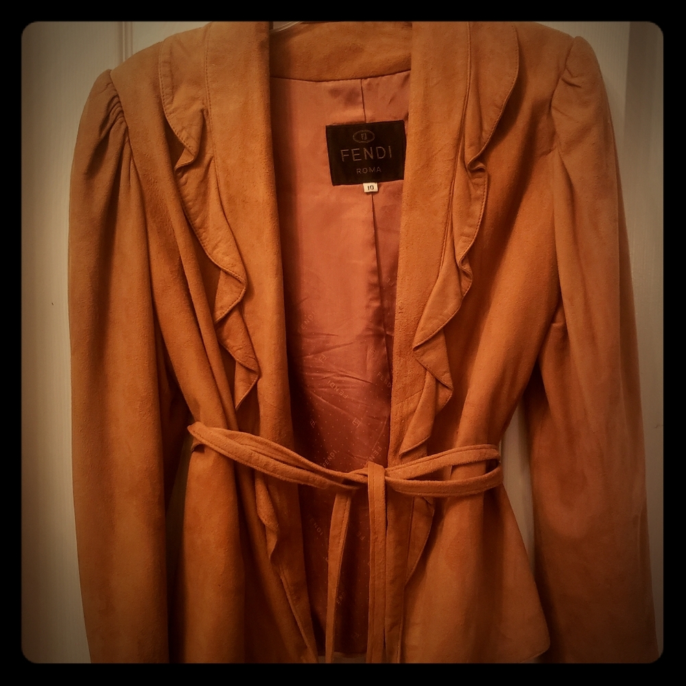 Fendi suede jacket